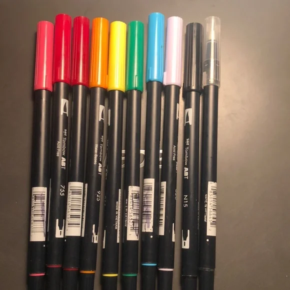 Tombow ABT-18C-5 Fasermaler Dual Brush Pen Mit Zwei Spitzen, 18-er Set - View #6